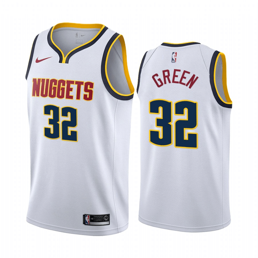 Jeff Green Denver Nuggets 2020-21 Association Edition White Swingman Jersey