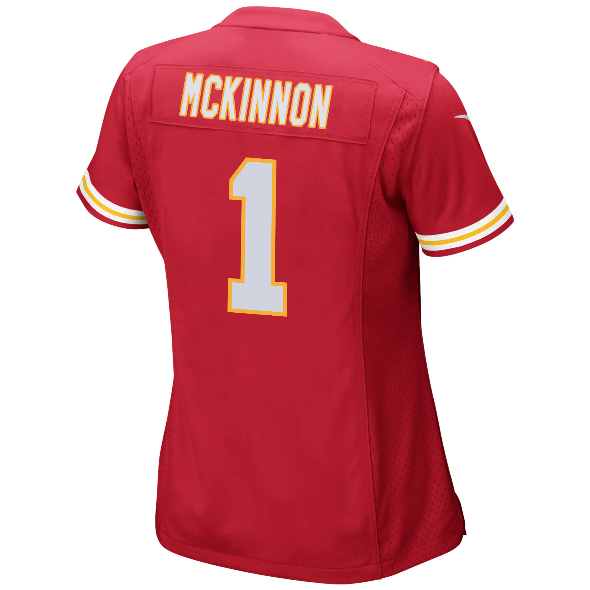 Jerick McKinnon 1 Kansas City Chiefs Super Bowl LVIII Champions 4X Game Women Jersey - Red