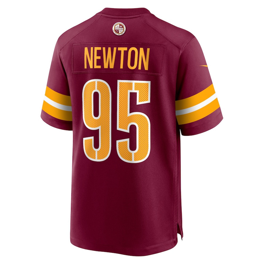 Jer'Zhan Newton #95 Washington Commanders Super Bowl LIX Youth Jersey - Burgundy