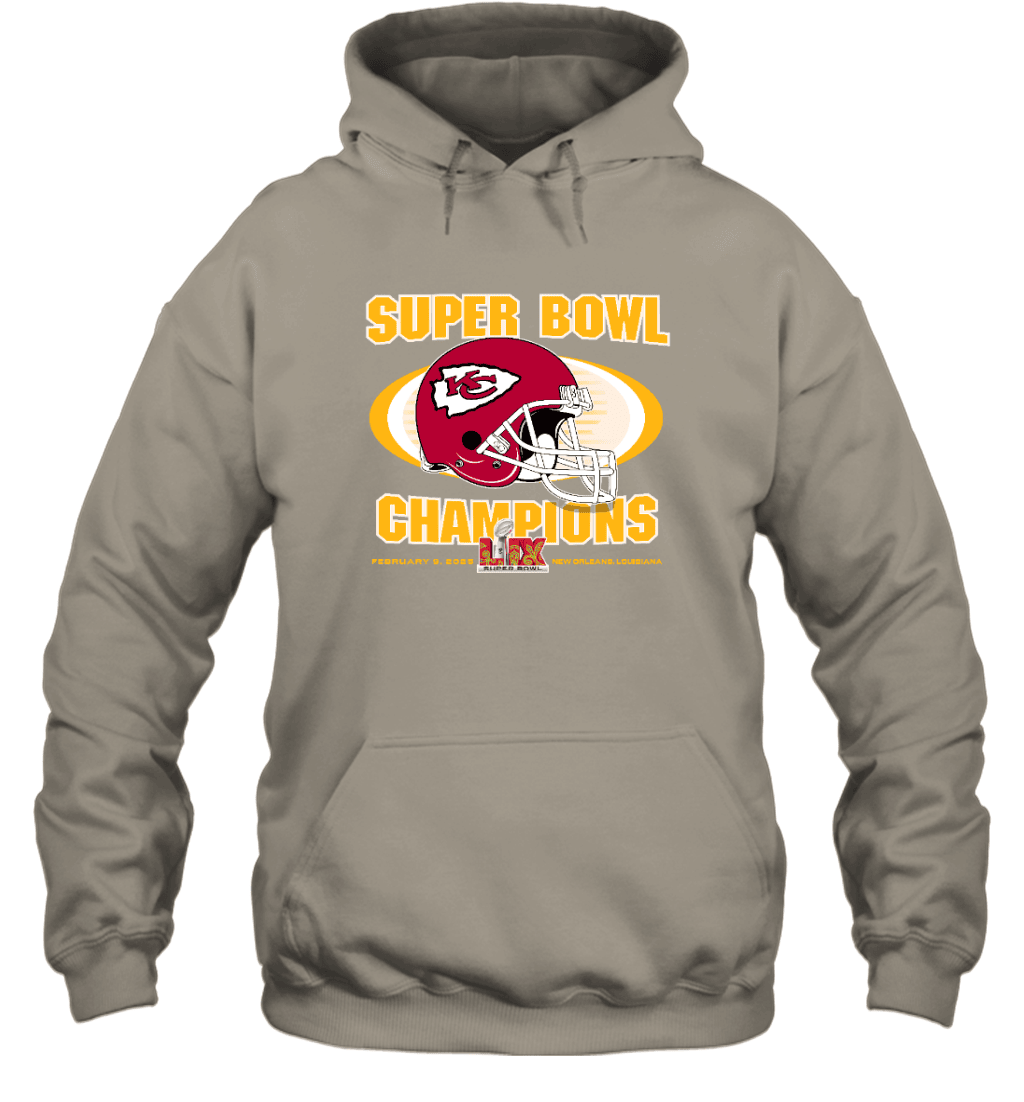 Kansas City Chiefs Super Bowl LIX 2024 Champions 2D Hoodie  V24