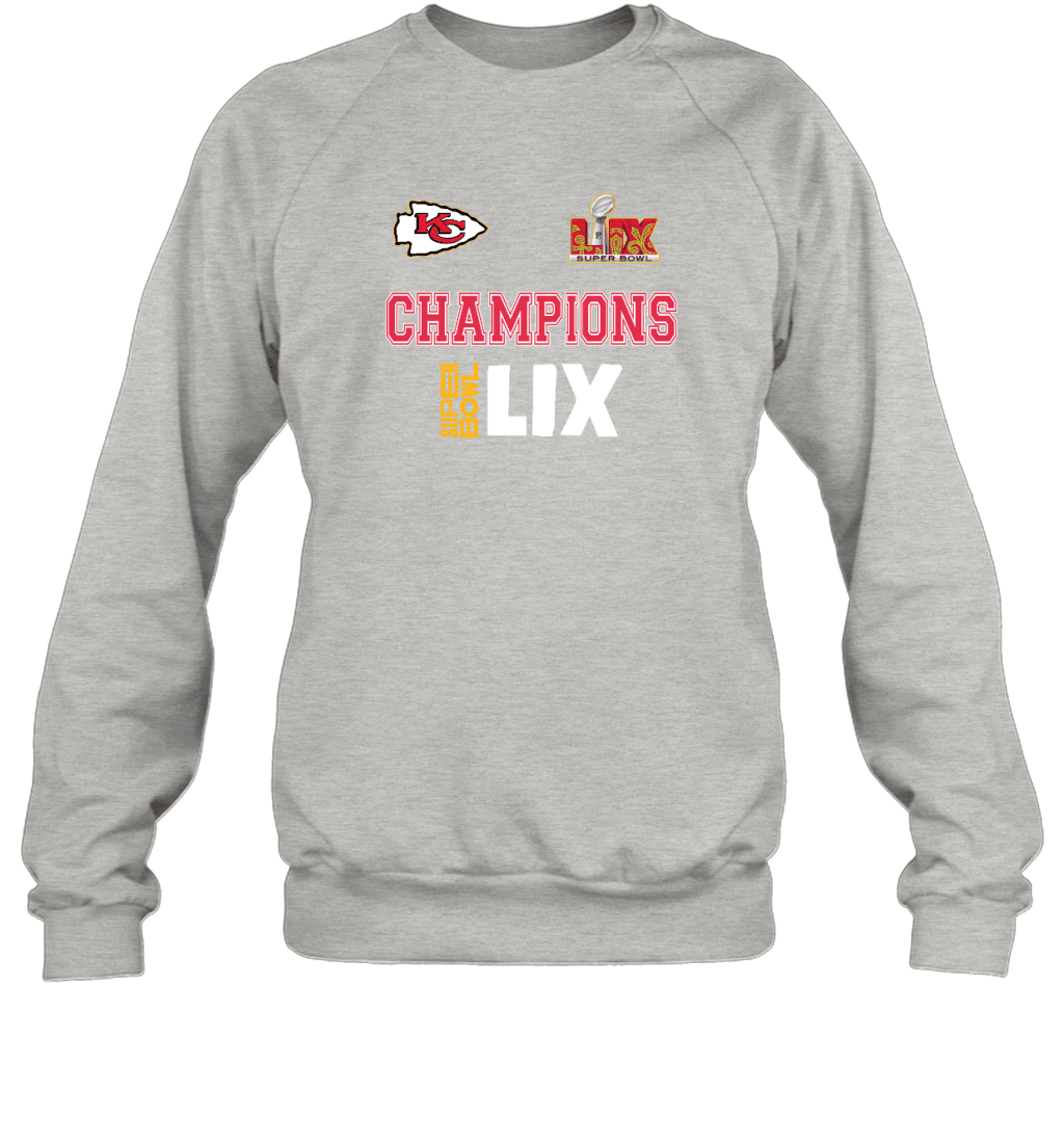 Kansas City Chiefs Super Bowl LIX 2024 Champions 2D Sweatshirt V16