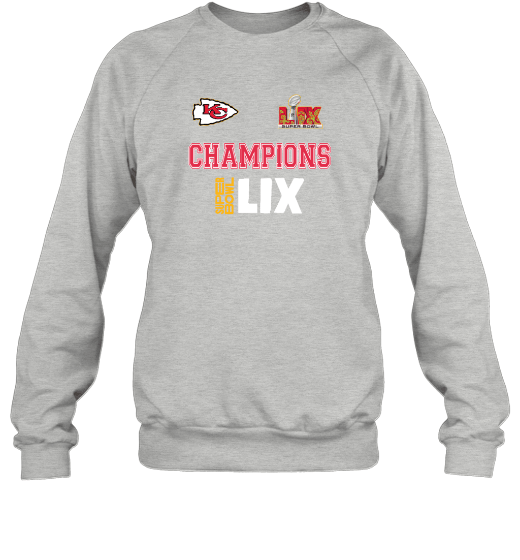 Kansas City Chiefs Super Bowl LIX 2024 Champions 2D Sweatshirt V16