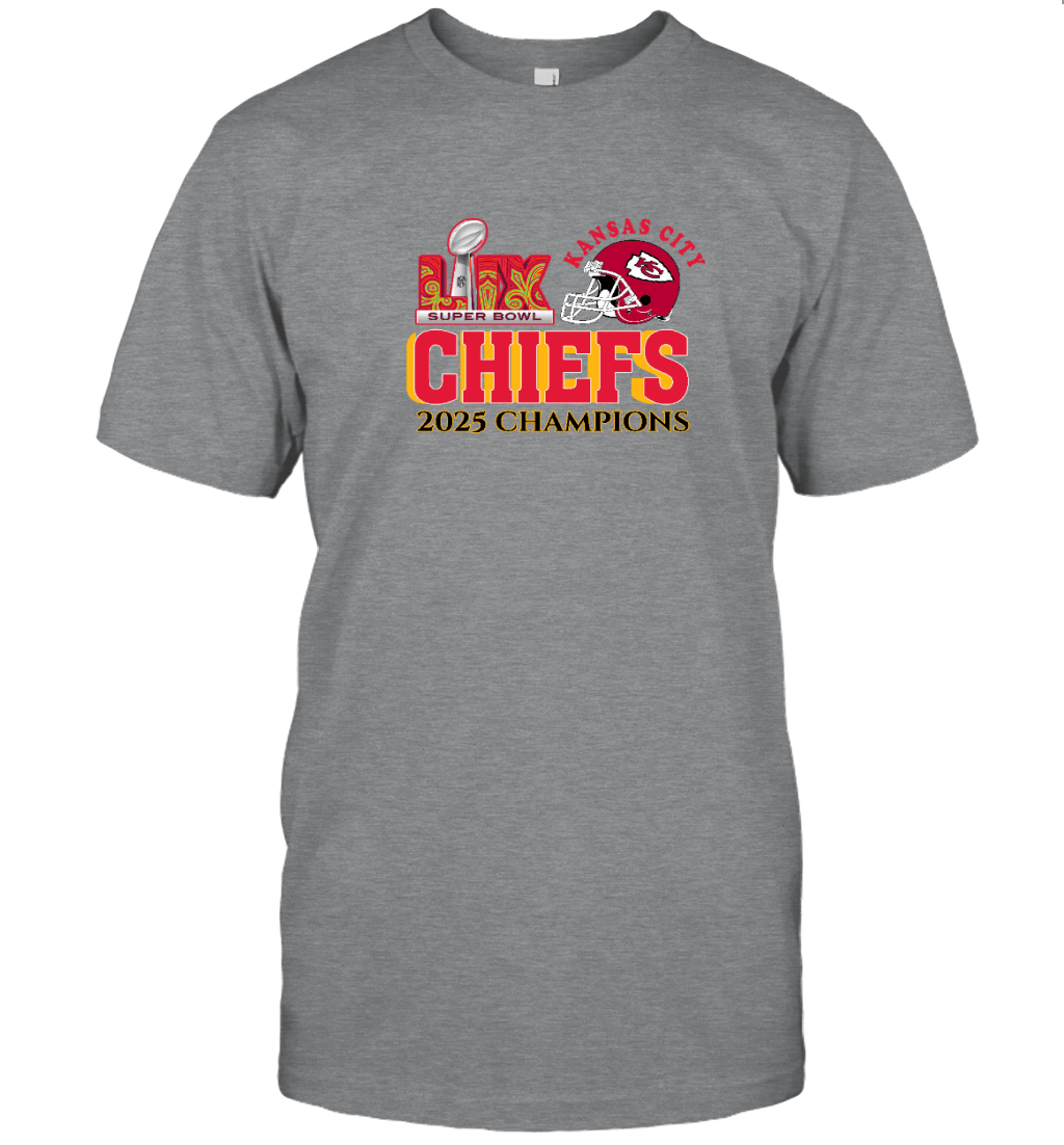 Kansas City Chiefs Super Bowl LIX 2024 Champions 2D T shirt  V21