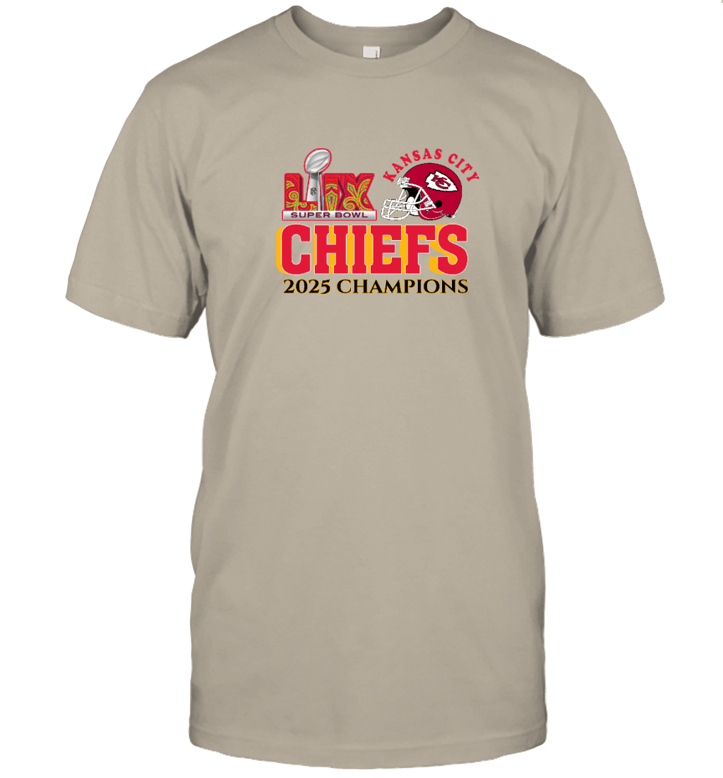 Kansas City Chiefs Super Bowl LIX 2024 Champions 2D T shirt  V21