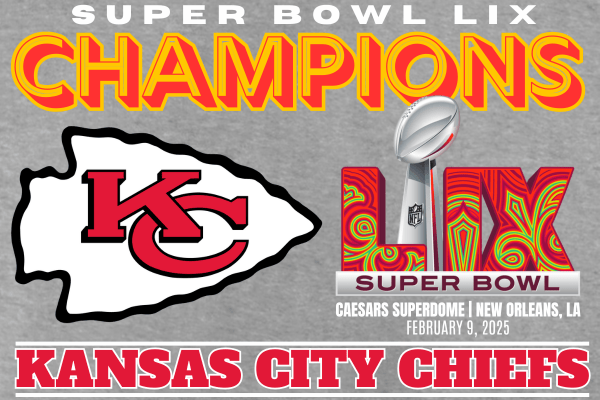 Kansas City Chiefs Super Bowl LIX Champs T-Shirt – Black