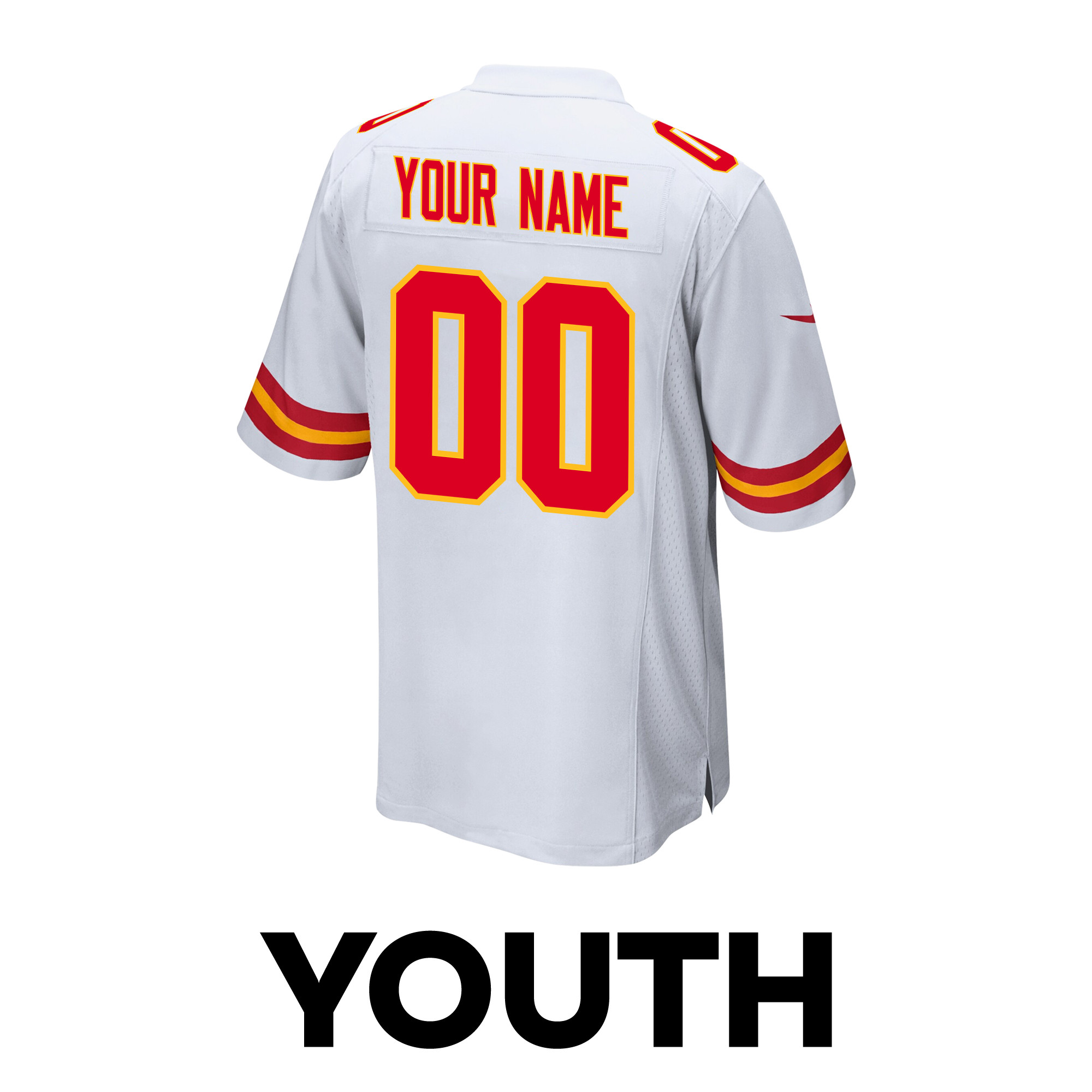 Kansas City Chiefs Super Bowl LVIII Thanks For Memories Game Custom YOUTH Jersey - White