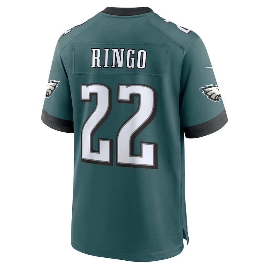 Kelee Ringo #22 Philadelphia Eagles Super Bowl LIX YOUTH Jersey - Midnight Green