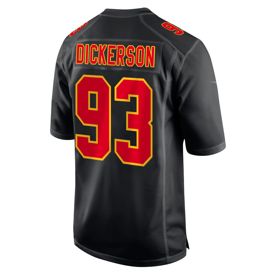 Matt Dickerson 93 Kansas City Chiefs Super Bowl LVIII Champions 4X Fashion Game Men Jersey - Carbon Black