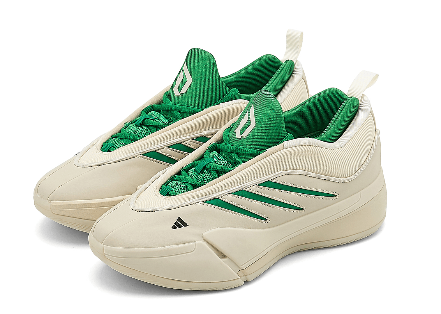 Men's Adidas Dame 9 7-13 Grey Green Shoes