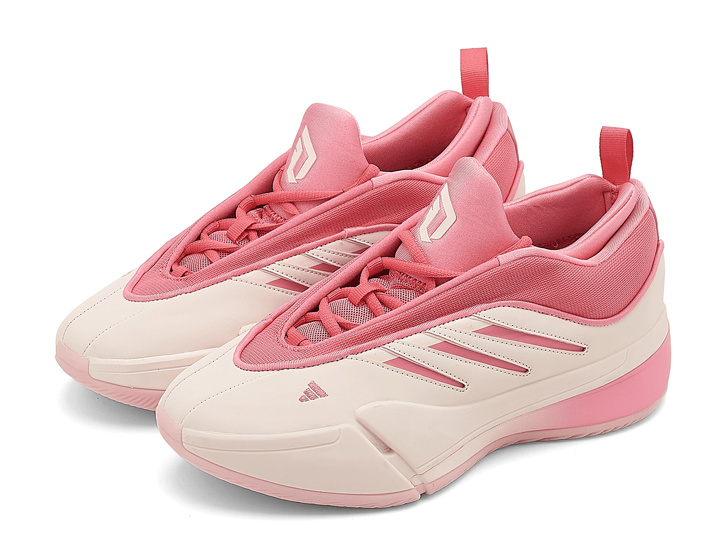 Men's Adidas Dame 9 7-13 Grey Pink Shoes