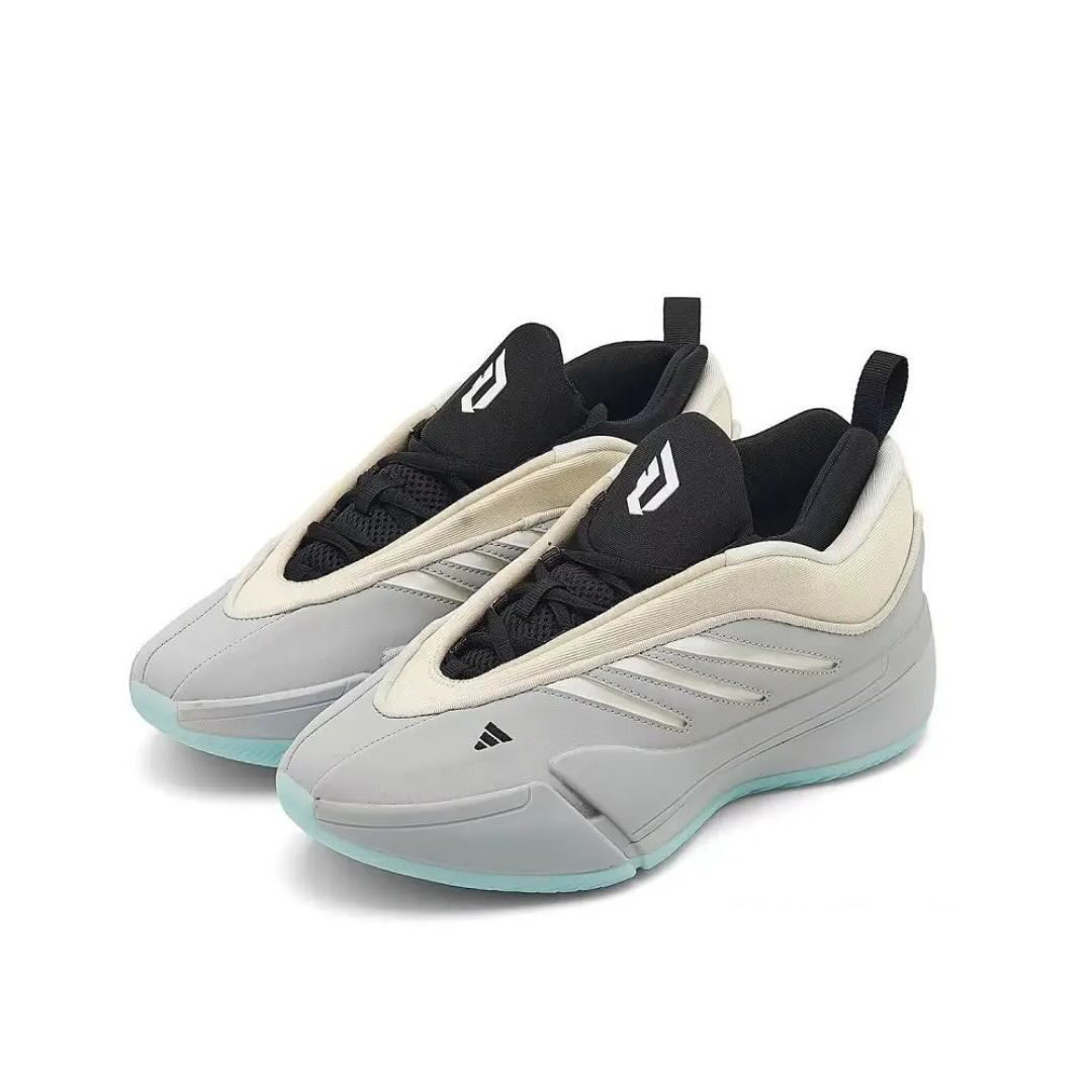 Men's Adidas Dame 9 7-13 Grey Shoes