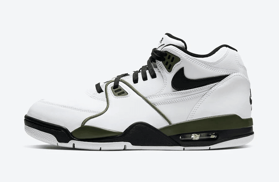 Men's Air Flight 89 White Olive Shoes