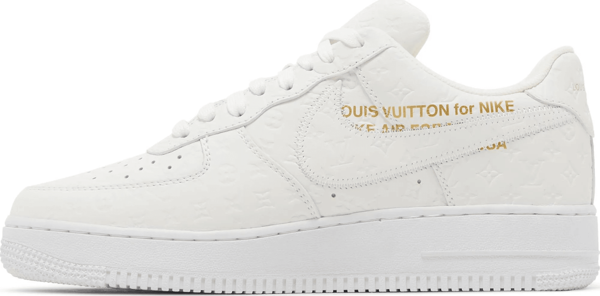 Men's Air Force 1 Low x Louis Vuitton Triple White Shoes