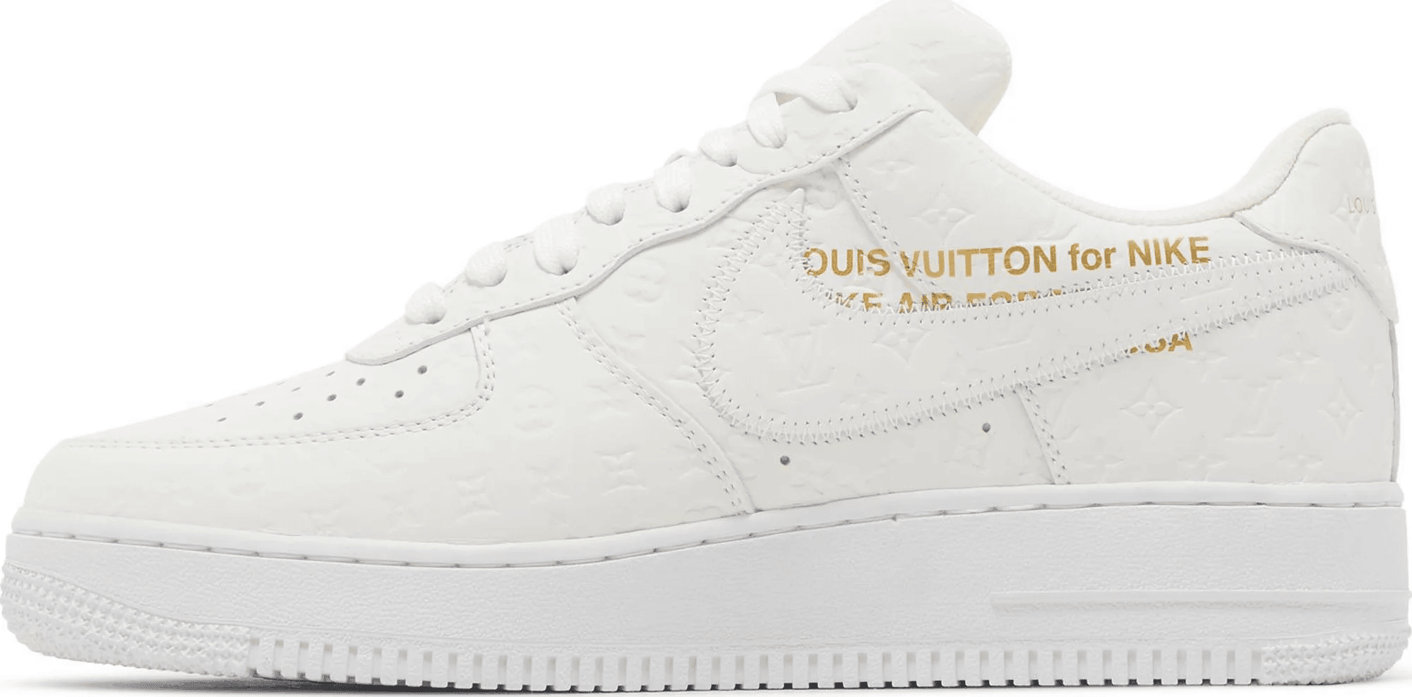 Men's Air Force 1 Low x Louis Vuitton Triple White Shoes