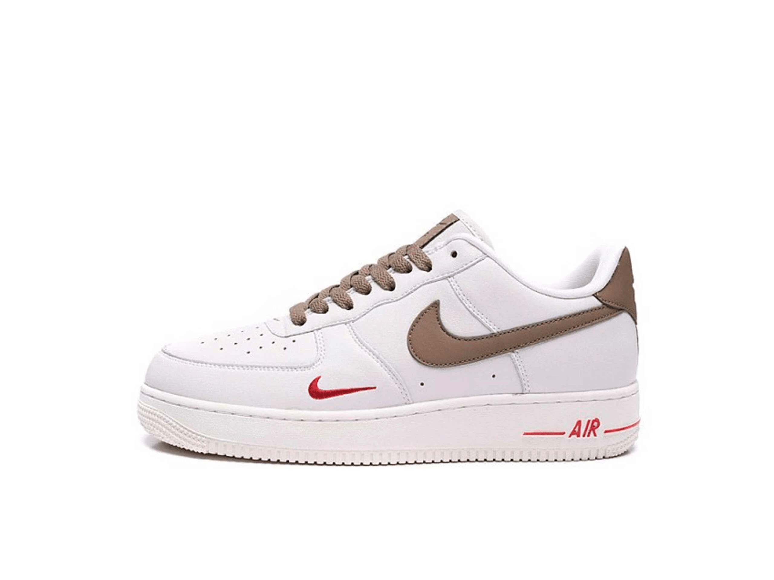 Men's Air Force 1 Premium White Brown Shoes