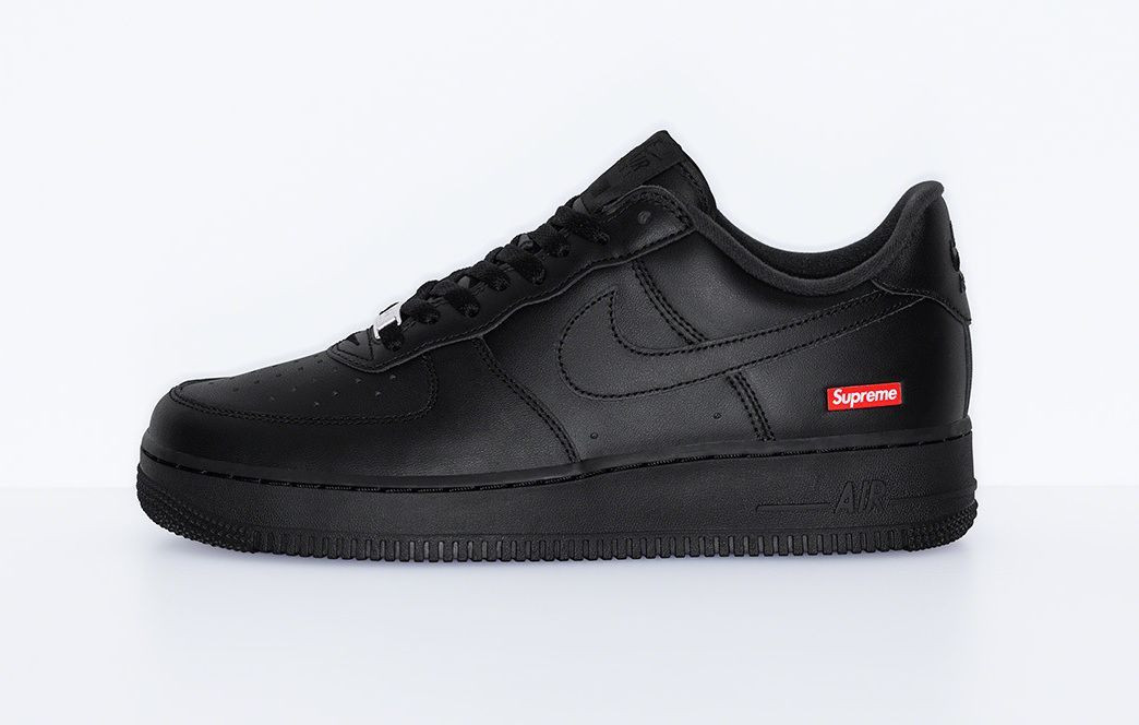 Men's Air Force 1 x Supreme Black Shoes