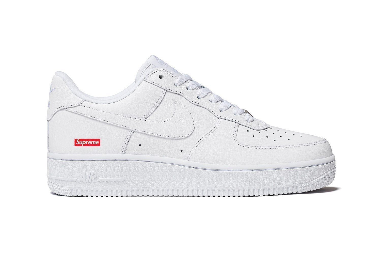 Men's Air Force 1 X Supreme White Shoes