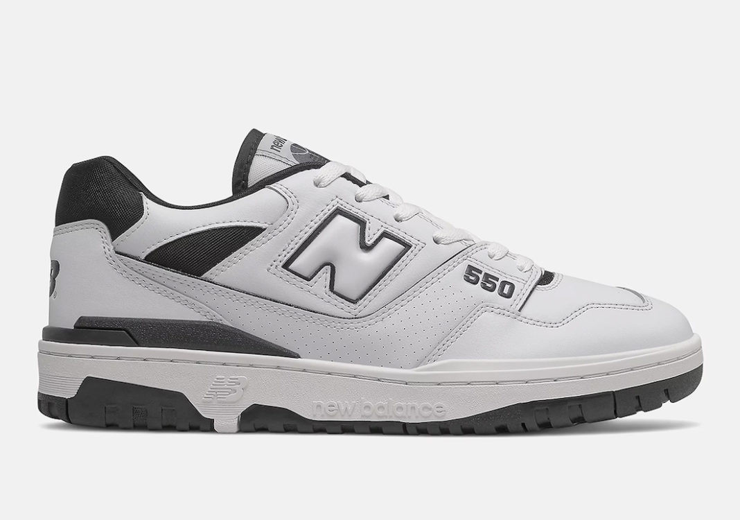 Men's New Balance 550 White Black Shoes