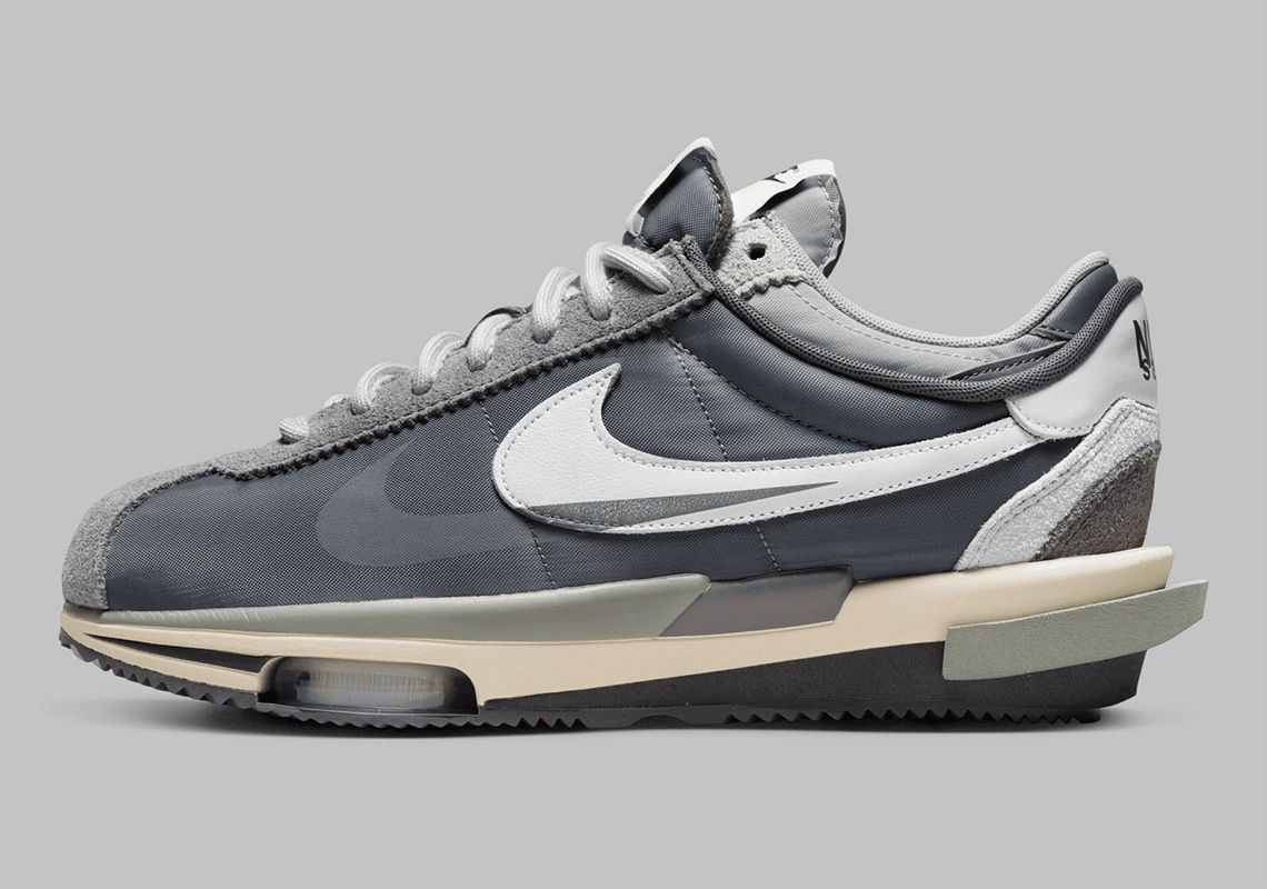 Men's Sacai x Zoom Cortez 4.0 Grey Shoes