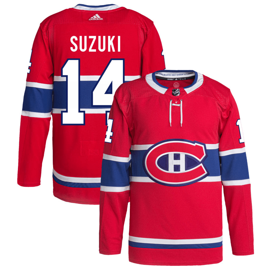 Nick Suzuki Montreal Canadiens Home Red Player Swingman Jersey