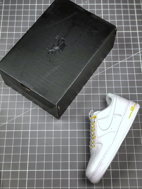 Nike Air Force 1  07 Lux White/Chrome Yellow 2020