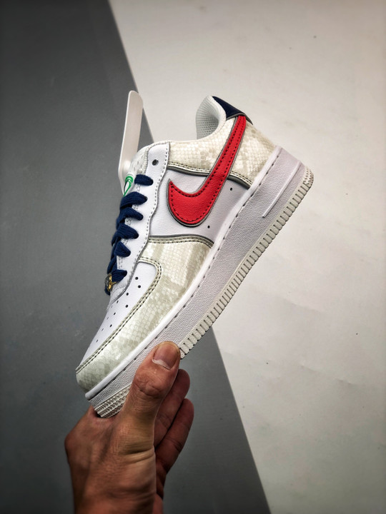 Nike Air Force 1  07 LX  Just Do It  White/University Red DV1493-161
