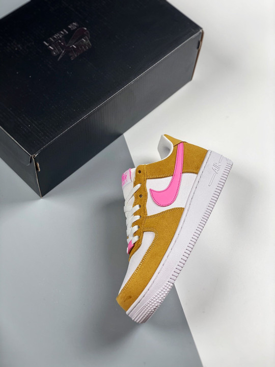 Nike Air Force 1 Flax White Pink DC1156-700