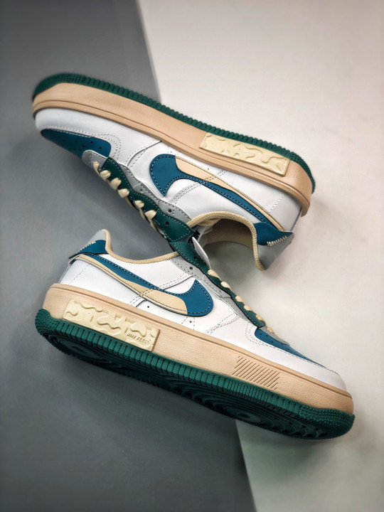 Nike Air Force 1 Fontanka White Blue Green