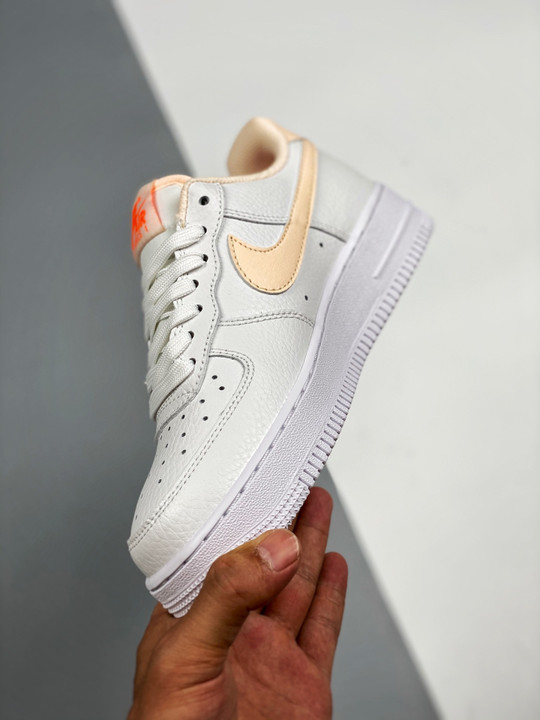 Nike Air Force 1 GS White Hyper Crimson
