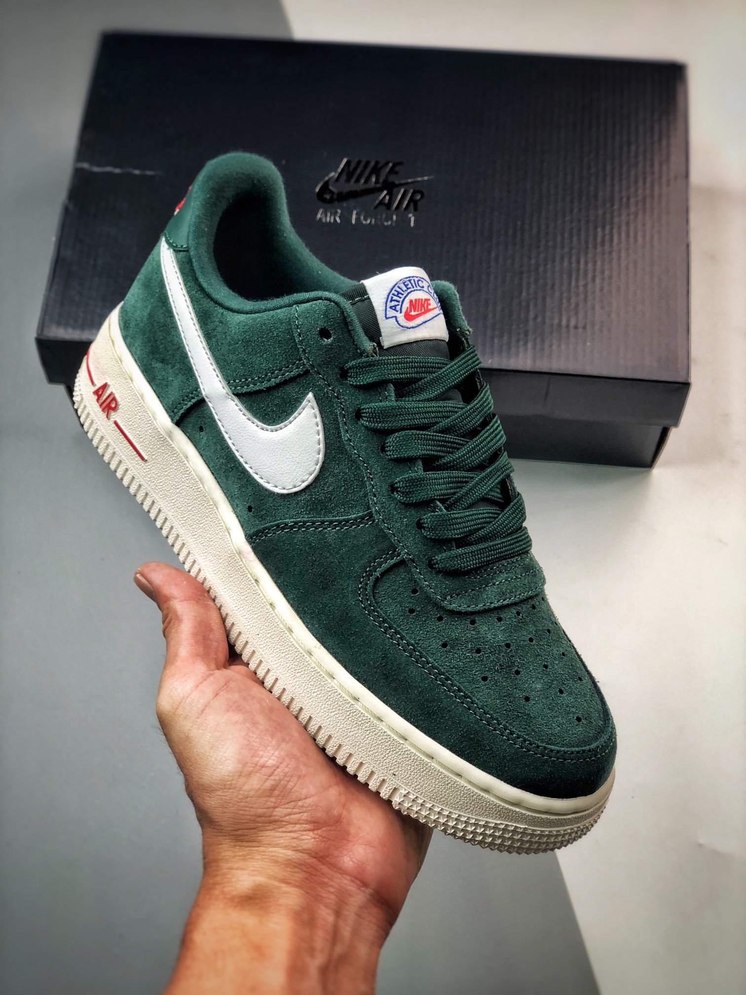 Nike Air Force 1 Low  Athletic Club  Pro Green/White-Gym Red DH7435-300