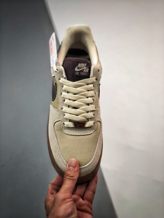Nike Air Force 1 Low Coffee Beach/Grain-Pale Ivory-Mahogany