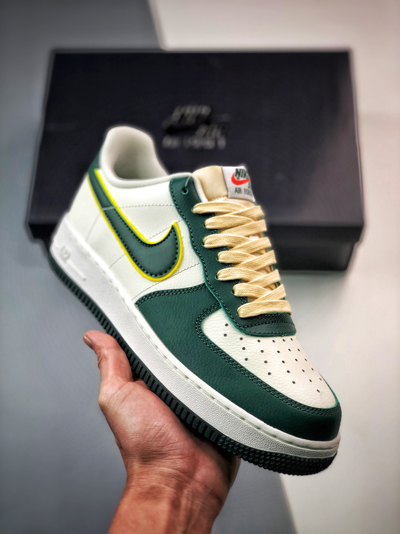 Nike Air Force 1 Low Sail/Noble Green-Opti Yellow FD0341-133