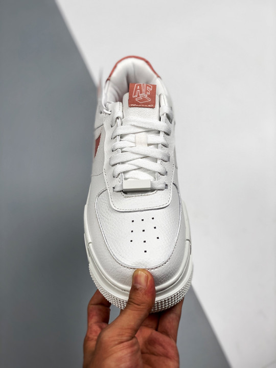 Nike Air Force 1 Pixel White Rust Pink