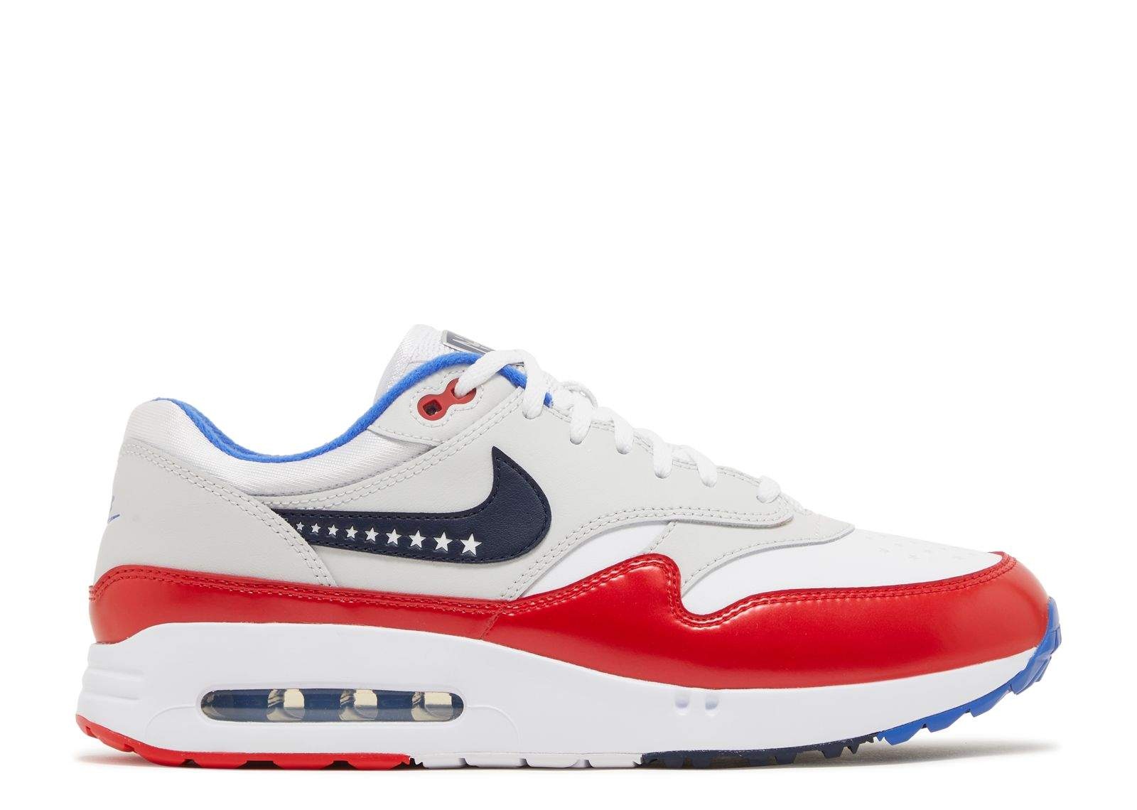 Nike Air Max 1 '86 OG Golf 'Big Bubble - Ryder Cup' Casual Sport Sneaker - White/Red/Blue
