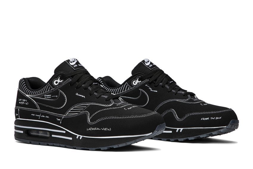 Nike Air Max 1 Tinker Sketch to Shelf Black