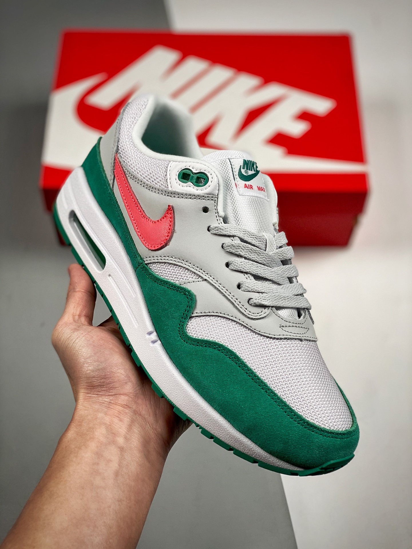 Nike Air Max 1 Watermelon White/Sunset Pulse-Kinetic Green