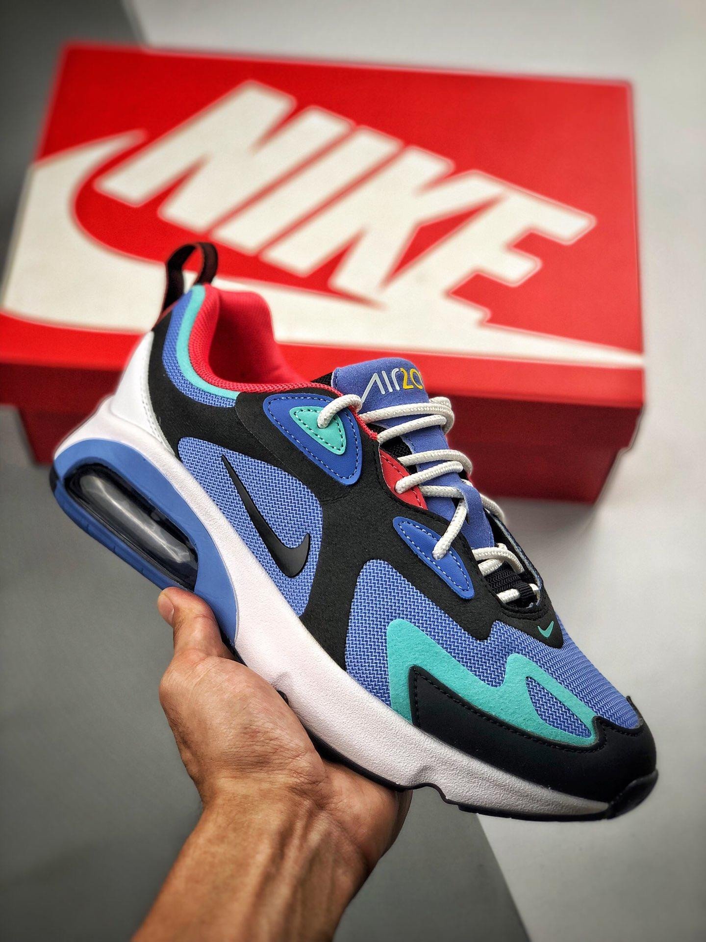 Nike Air Max 200 Royal Pulse/Oil Grey-Light Aqua