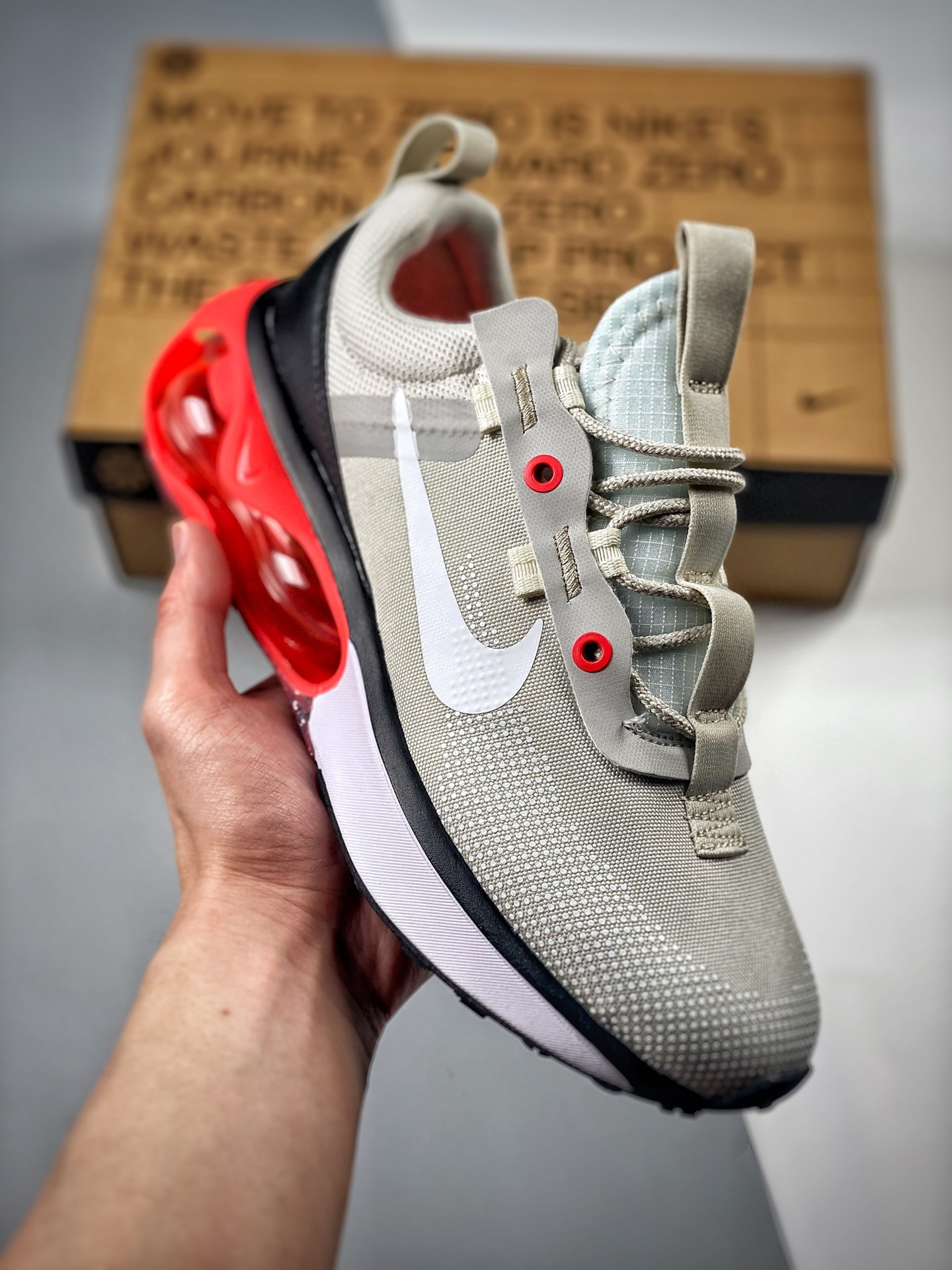 Nike Air Max 2021 Light Bone Flash Crimson