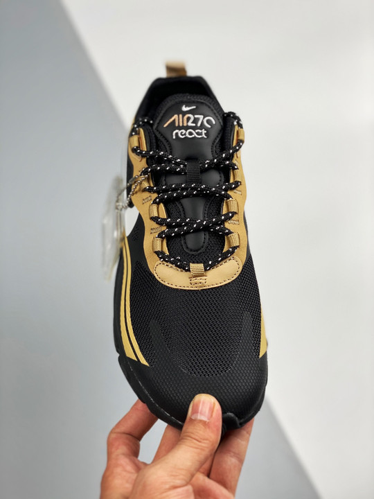 Nike Air Max 270 React Just Do It Black Brown