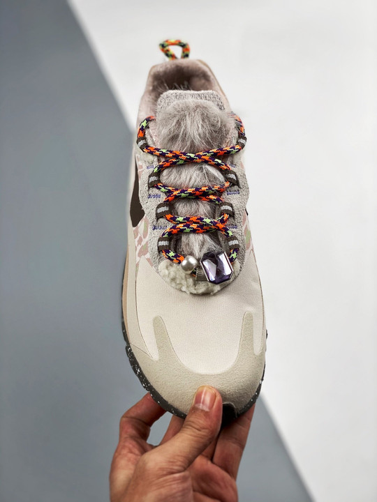 Nike Air Max 270 React Light Tan Baroque Brown