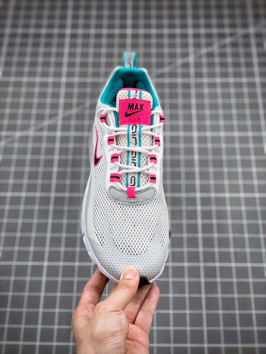 Nike Air Max 270 React White Teal and Pink