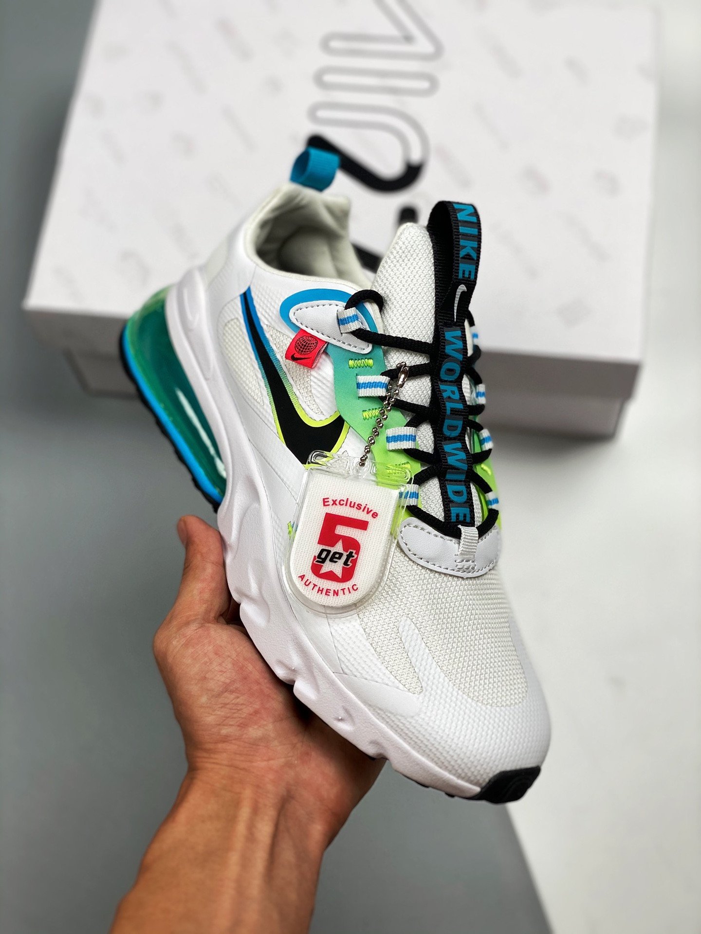 Nike Air Max 270 React Worldwide White CK6457-100