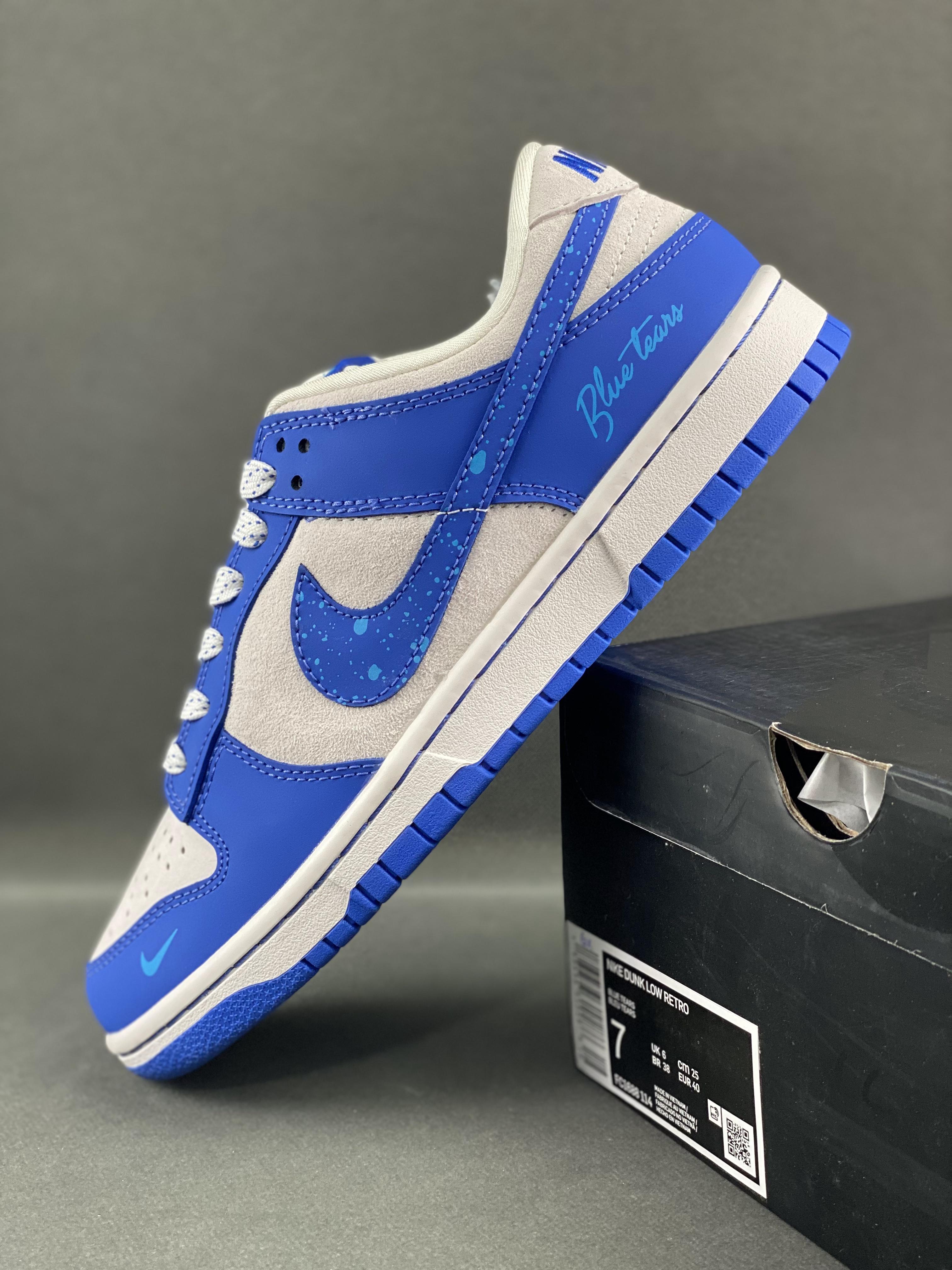 Nike Dunk Low Blue Tears Item No.: FC1688-114 Size: 35-45 (with half size) 9