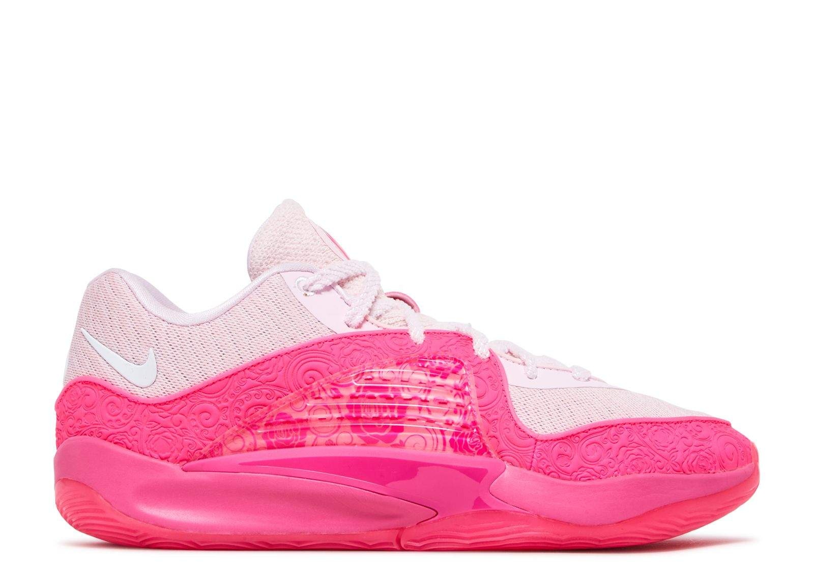 Nike KD 16 NRG EP 'Aunt Pearl' Casual Sport Sneaker in Pink and White