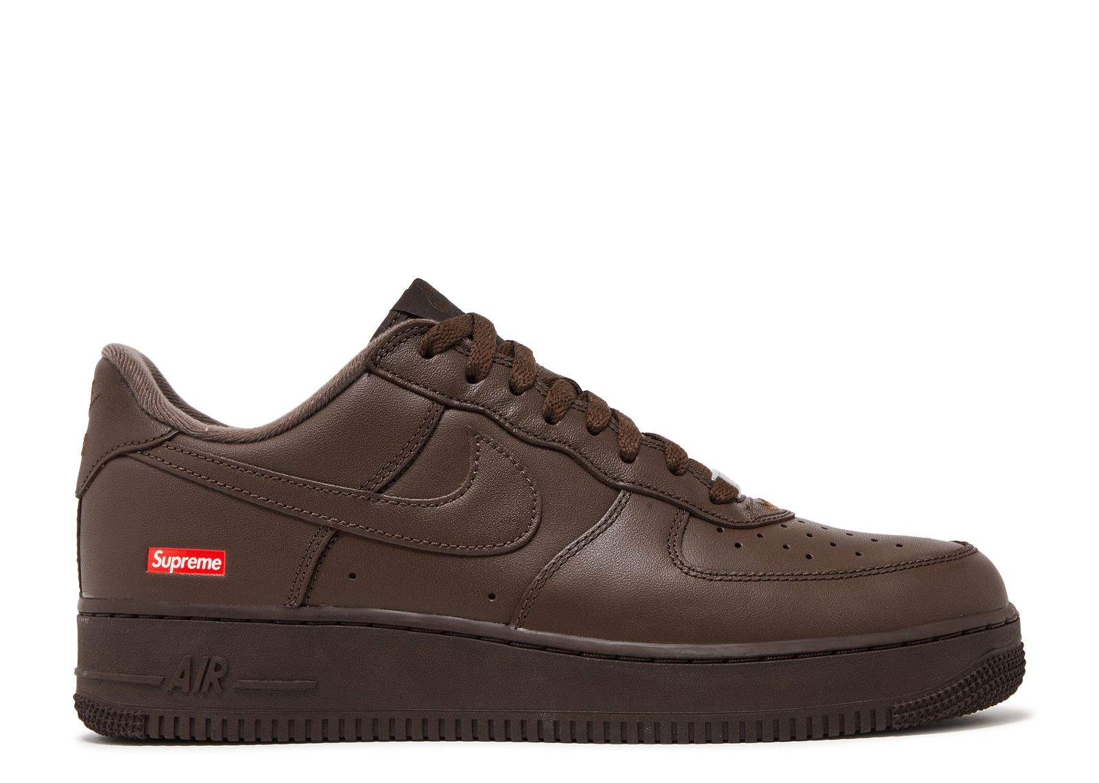 Nike Supreme X Air Force 1 Low Box Logo Baroque Brown Classic Kicks