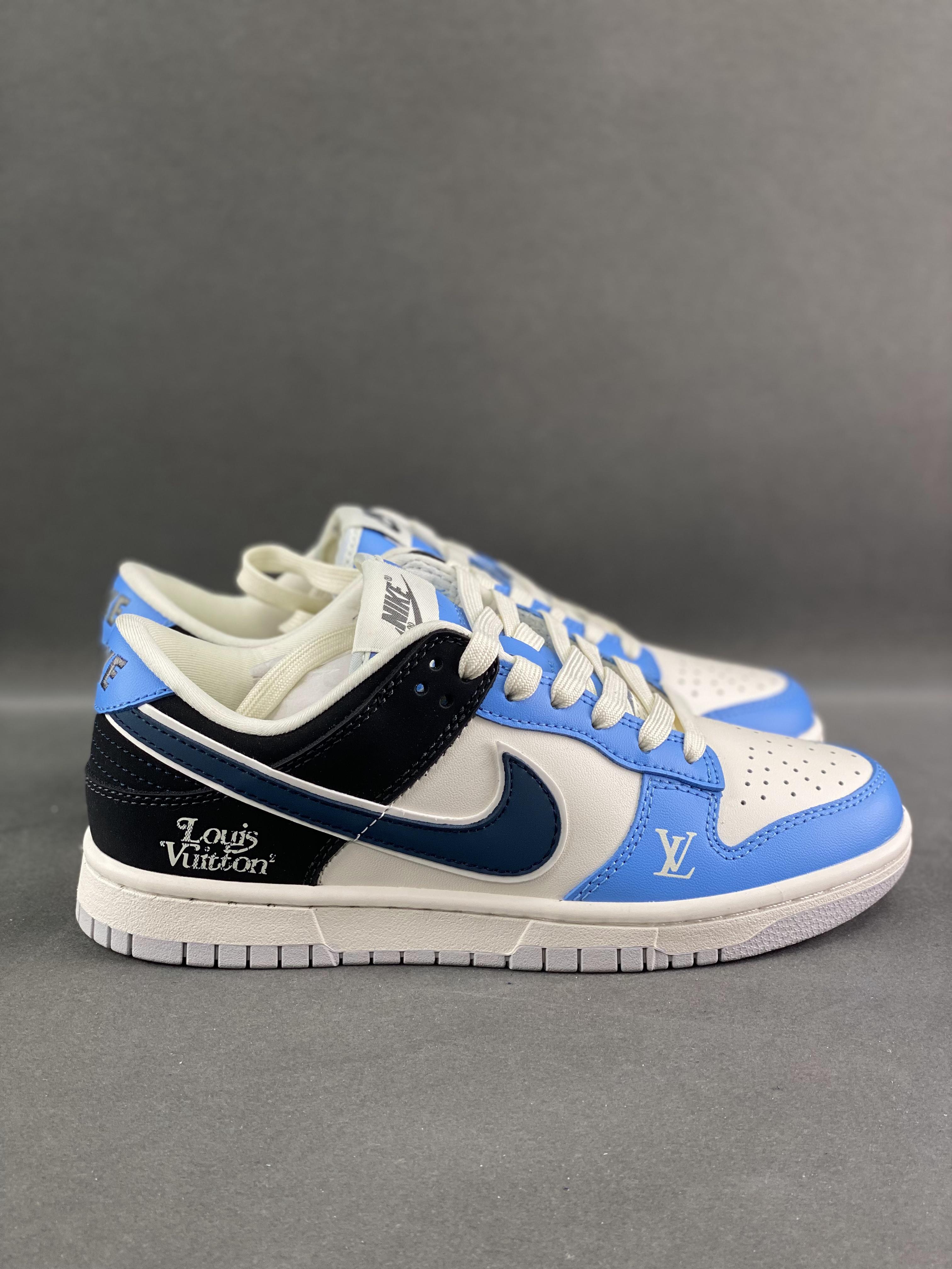 Nk Dunk Low LV co-branded - Smurfs high-end customized SB low-top sports and leisure sneakers Item number: FC1688-200 Size: 36-45 (with half size) 9