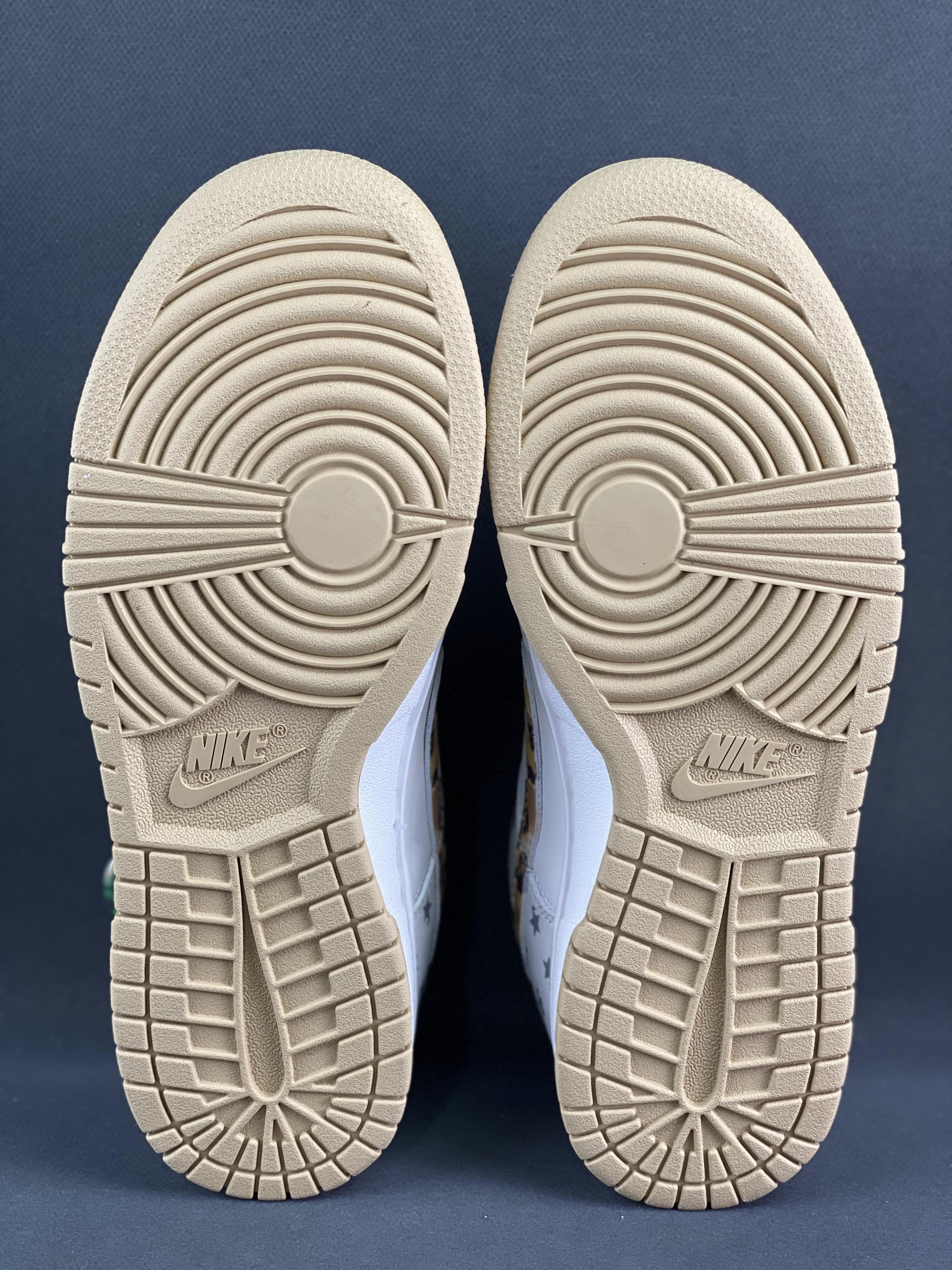 Nk SB Dunk Low BAPE joint-beige camouflage hook Anniversary high-end customized low-top casual sneakers Item number: DQ1098-352 Size: 36-45 (with half size) 9
