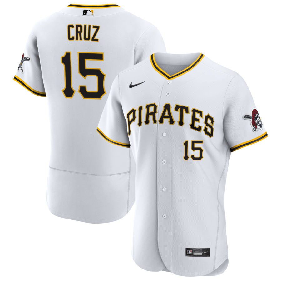 Oneil Cruz Pittsburgh Pirates Home White Baseball Player Jersey