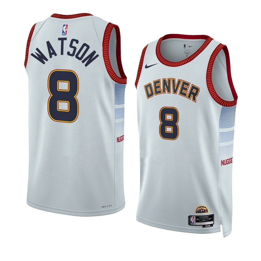 Peyton Watson Denver Nuggets 2022-23 City Edition Silver Swingman Jersey