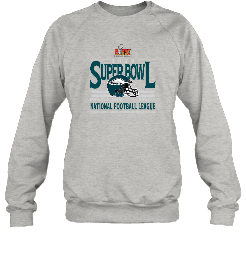 Philadelphia Eagles Super Bowl LIX 2024 Champions 2D Sweatshirt V26